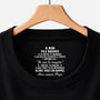 8947AFR1 mon fils ma fille badass t shirt noir personnalise avec message a l_interieur du col pour femmehomme 8947aa6ela