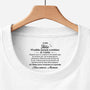 8952AFR1 cadeau femmehomme je crois en toi tee shirt personnalise fils et fille avec texte a l_interieur du col blanc 8952aa6rla