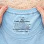 8952AFR2 cadeau femmehomme je crois en toi tee shirt personnalise fils et fille avec texte a l_interieur du col blanc 8952aa6rla