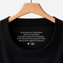 8954AFR1 tu m_as toujours t shirt noir personnalise avec message a l_interieur du col pour femmehomme 8954aaseca