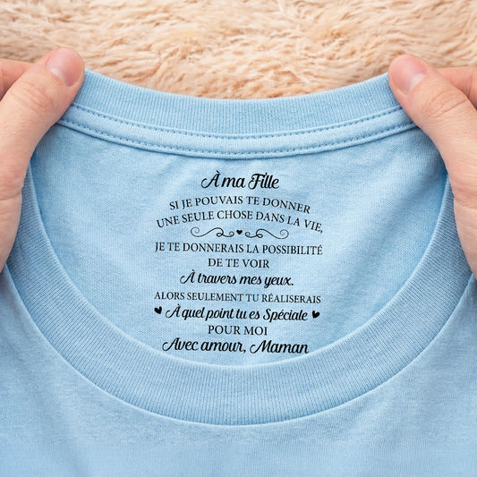 8961AFR2 tee shirt personnalise blanc avec texte a l_interieur du col femmehomme fille fils special pour moi 8961aatcsa