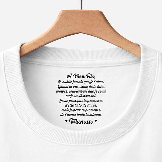 8977AFR1 a mon fils et fille tee shirt personnalise texte a l_interieur du col couleur claire femmehomme 8977aacvsa_1