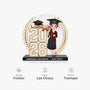 9000AFR4 bloc acrylique personnalise a forme decoupee cadeau felicitation diplome_ 9000aradas
