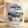 9031MFR2 creer des souvenirs au camping mug personnalise couple dessin 9031mtfcg