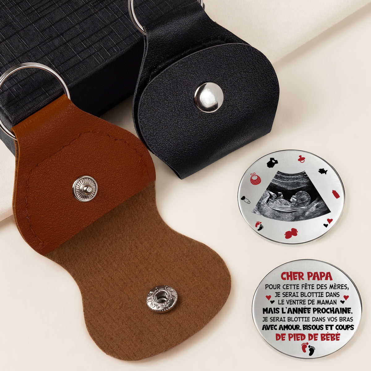 9039AFR2 calin de poche personnalise photo cadeau future maman futur papa pour cette fete des meres 9039ajtcla_1d2611f8 ca2b 4914 b775 4f601b30310d