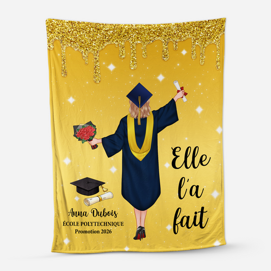 9066BFR1 cadeau remise de diplome femme_homme plaid personnalise prenom 9066b6ewa