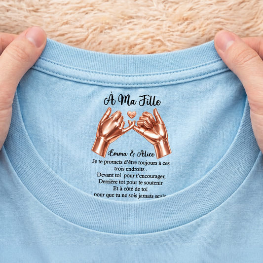 9067AFR2 je te promets tee shirt personnalise meilleure amie et soeur avec texte a l_interieur du col blanc 9067aa6epa
