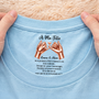 9067AFR2 je te promets tee shirt personnalise meilleure amie et soeur avec texte a l_interieur du col blanc 9067aa6epa