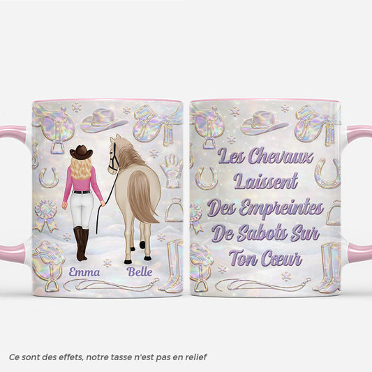 9078MFR1 effet dimpression 3d cadeau pour ceux qui aiment les chevaux mug personnalise cheval 9078m8qch