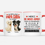 9109MFR1 mug personnalise chien bonne fete des meres a la meilleure maman chien 9109mac1c