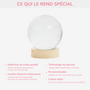 9127LFR4 tous les anges nont pas dailes boule cristal lumineuse personnalisee photo commemorative chienchat 9127l3fpc_c05093d1 2b65 4e65 8e89 2a728938095a