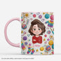 9132MFR1 effet dimpression 3d cadeau pour tricoteuse dessin laine mug personnalise prenom pour femme 9132m6esa