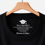 9214AFR1 tee shirt personnalise femmehomme texte a l_interieur du col noir cadeau felicitation pour ton diplome 9214aa6dna