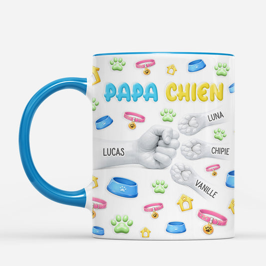 9226MFR2 effet dimpression 3d mug personnalise chat et chien cadeau pour amoureux des animaux 9226mnqnc