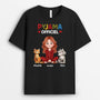 9229AFR1 tee shirt personnalise chat avec maitre pyjama pour dormir officiel 9229a3dmd