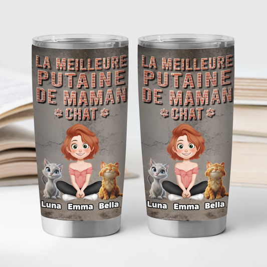 9249TFR2 effet dimpression 3d meilleure maman chat mug isotherme personnalise 590ml avec chat 9249tte1d