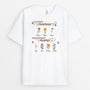 9266AFR1 dabord maman ensuite mamie avec fleur t shirt personnalise maman prenom 9266a8fka