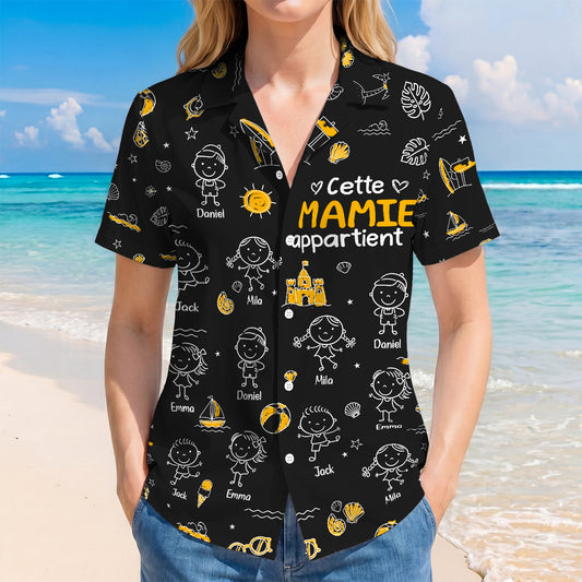 9271AFR2 cadeau ete mamie papy appartient a chemise hawaienne personnalisee 9271aasyaa