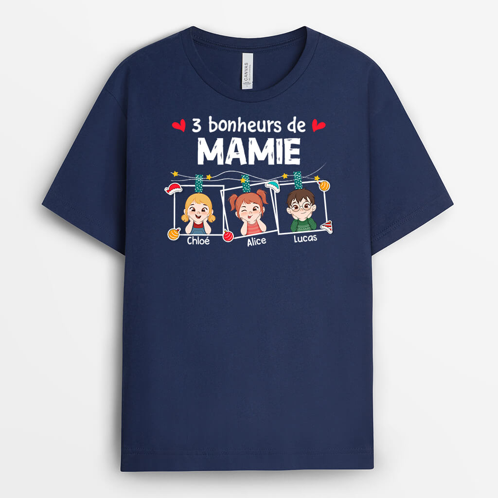 Raisons Pour Lesquelles J'aime Etre Une Mamie - Cadeau Personnalisé | T-shirt pour Mamie