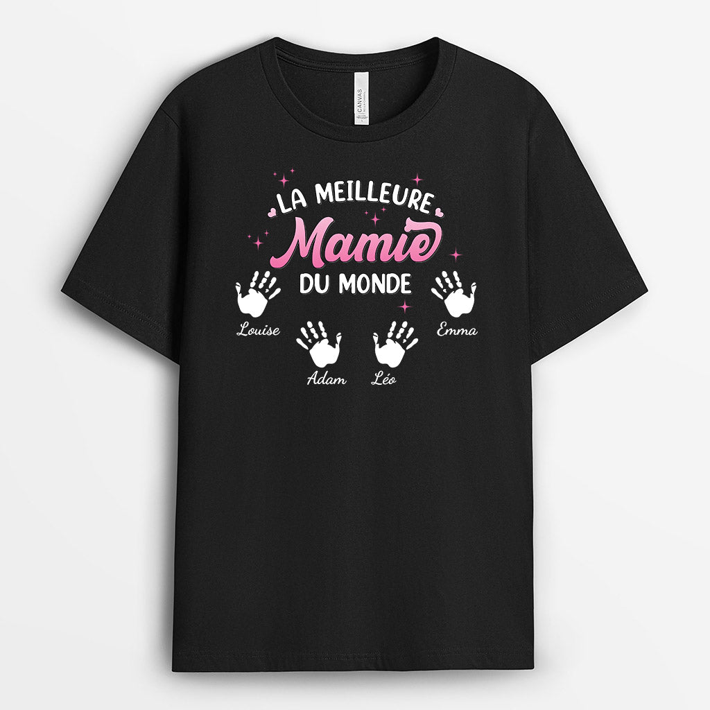 La Meilleure Maman Du Monde - Cadeau Personnalisé | T-shirt pour Maman ...