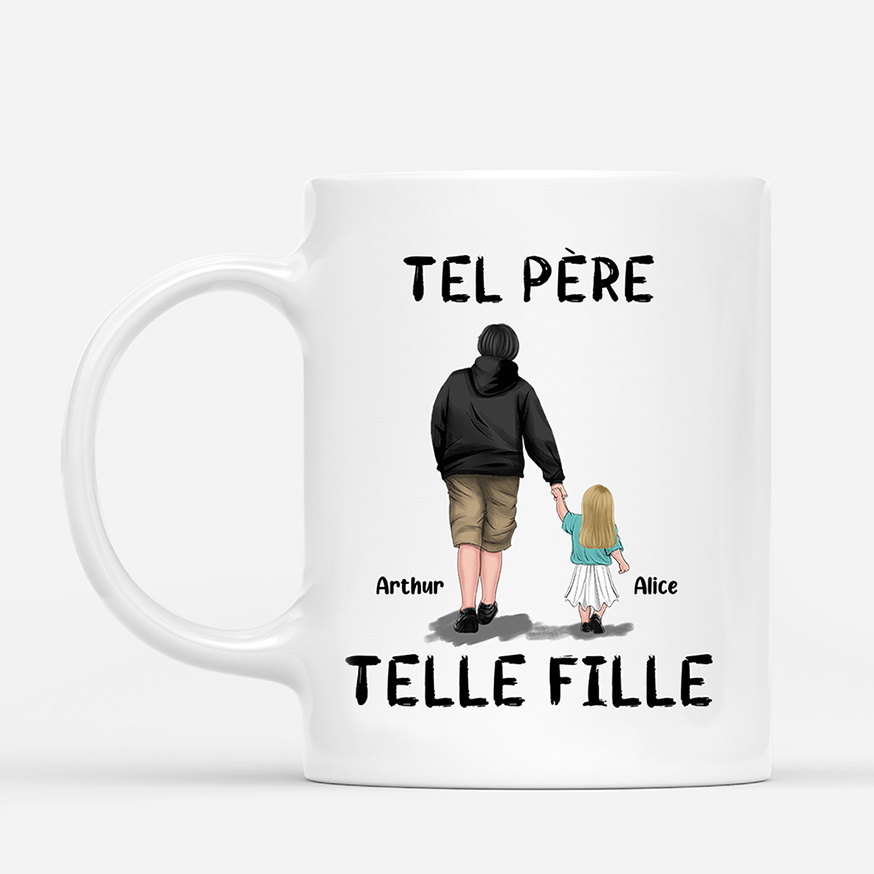 Tasse à Café En Céramique Blanche « Daddy I Will Aways Be