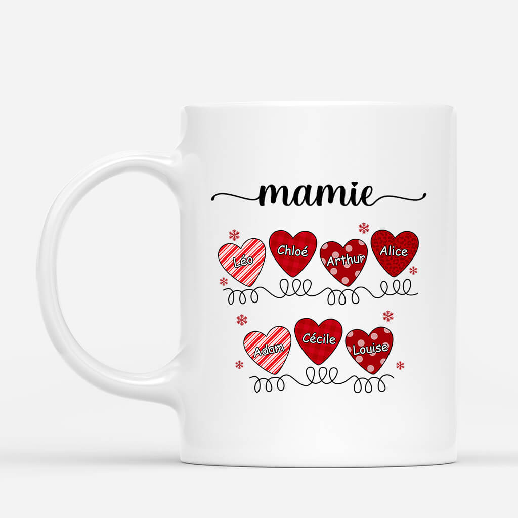 Maman Mamie - Cadeau Personnalisé | Mug pour Maman Mamie Noël