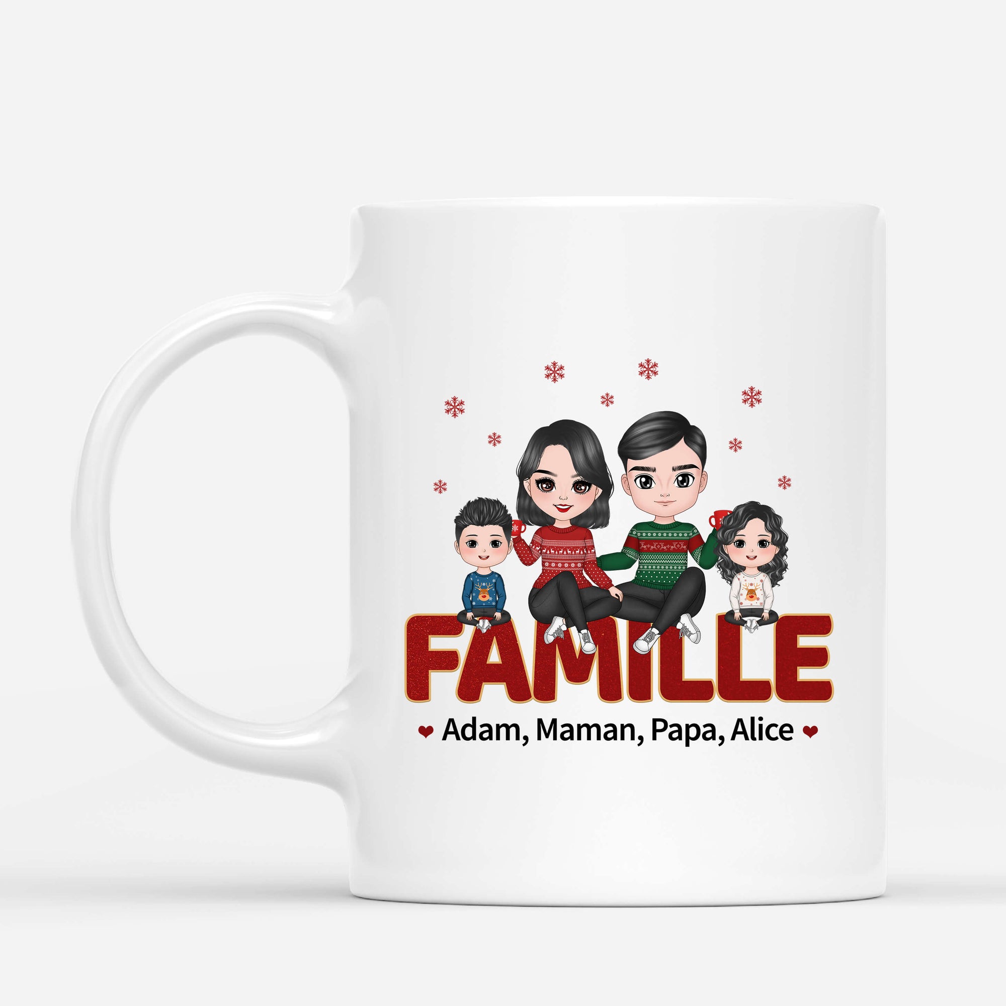 Famille - Cadeau Personnalisé | Mug pour Famille