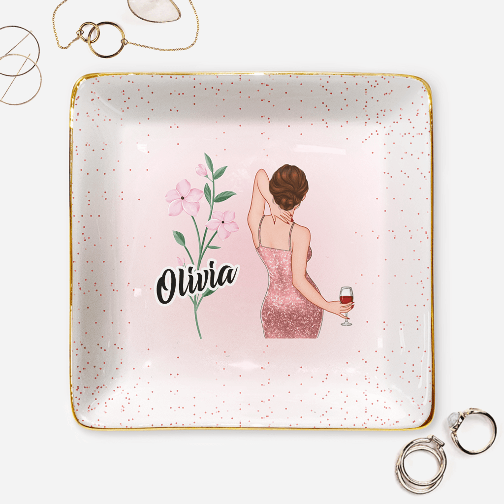 Jolie Femme Charmante - Cadeau Personnalisé | Coupelle Bijoux