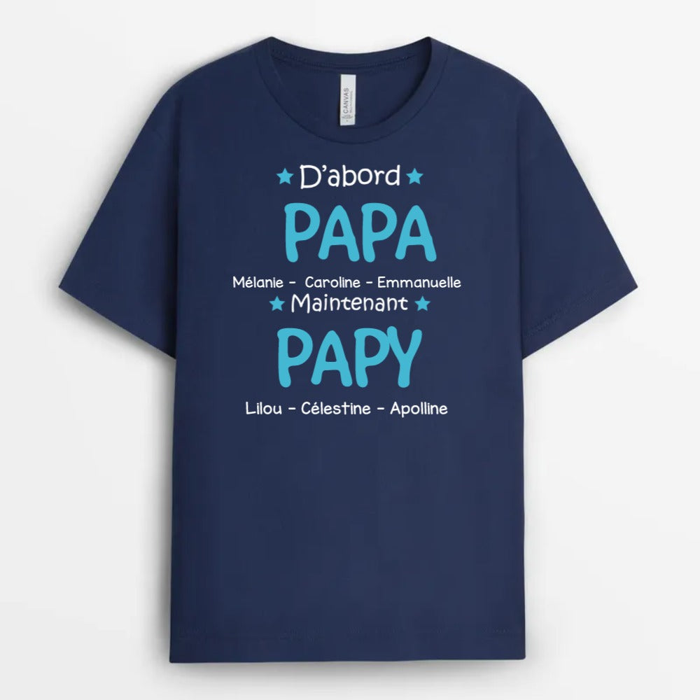Cadeau Pour Papa/Papy - Cadeau Personnalisé | T-shirt pour Homme