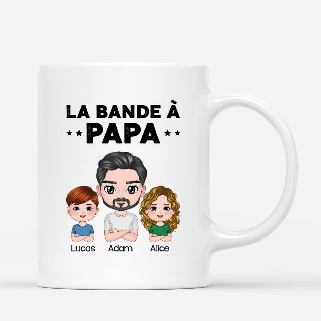 La Bande À Mamie Simple Version Cartoon - Cadeau Personnalisé | Mug Po Mamie 3943m5t0a