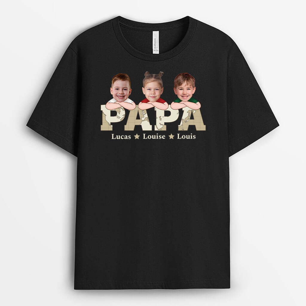 Papa Personnalisé | T-shirt pour Homme