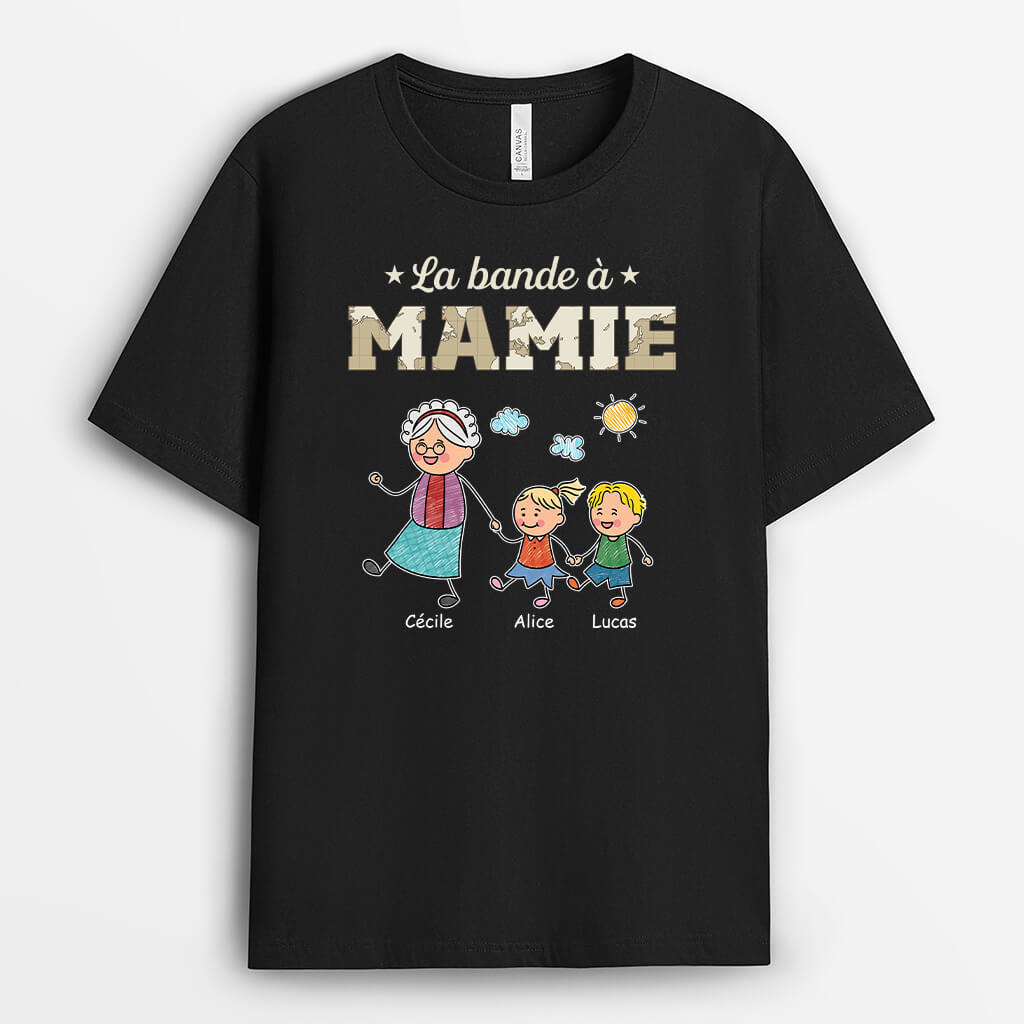 La Bande À Mamie En Promenade  - Cadeau Personnalisé | T-Shirt Pour Mamie