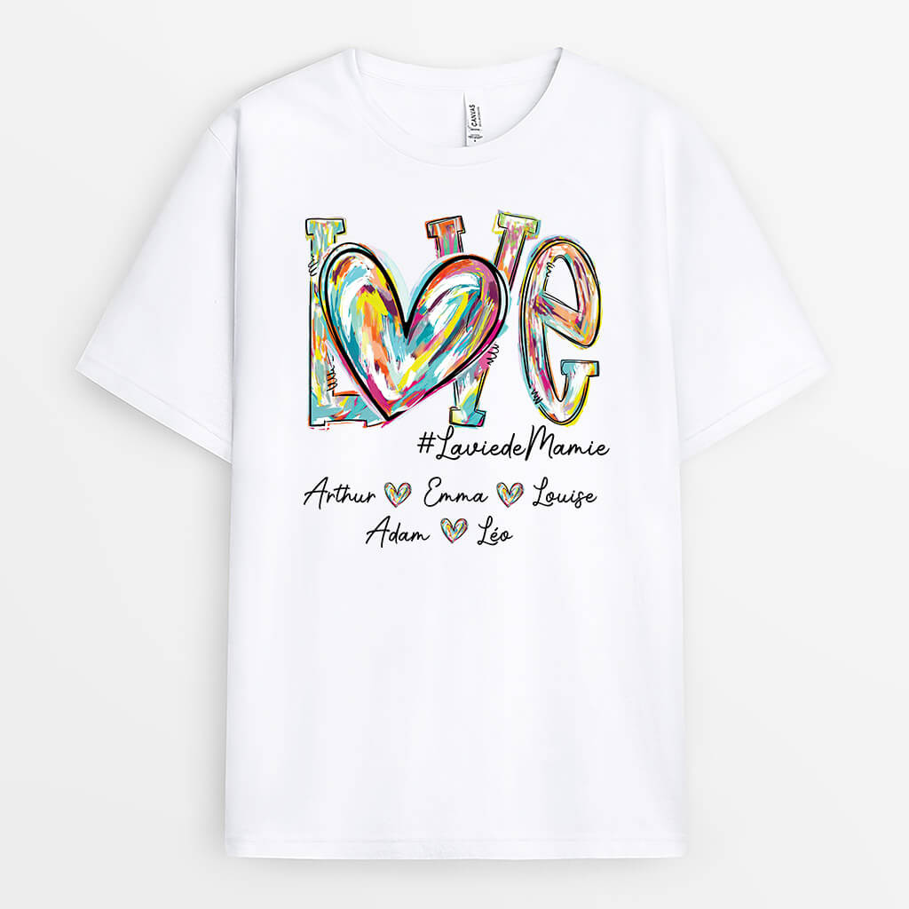 Amour - Cadeau Personnalisé | T-shirt Unisex
