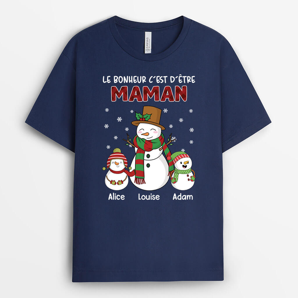J'adore Être Une Mamie/Maman - Cadeau Personnalisé | T-shirt pour Femme