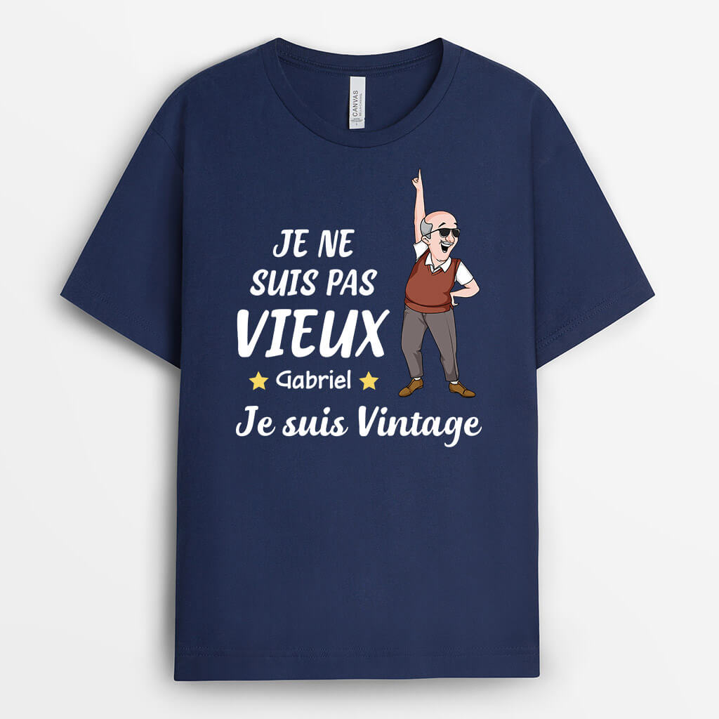 Je Suis Vintage Version Homme Qui Danse - Cadeau Personnalisé | T-shirt Pour Homme