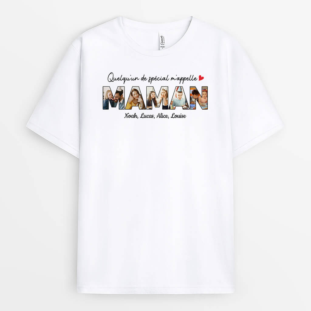 Quelqu’un Spécial M’appelle Mamie - Cadeau Personnalisé | T-shirt pour Femme