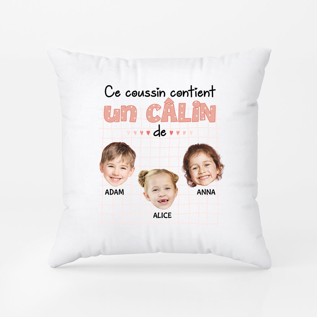 Ce Coussin Pour Mamie Contient Un Câlin De - Cadeau Personnalisé | Coussin Pour Mamie