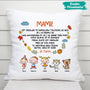 0001P010AFR3 cadeau Personalisable Coussin enfants maman mamie animaux