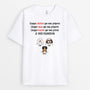 0005A010CFR2 cadeau Personalisable T shirt chiens personne