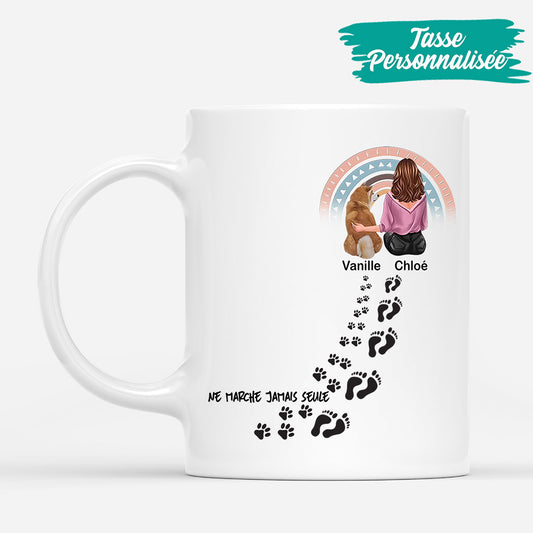 0007A040CFR2 cadeau Personalisable Mug chien femme