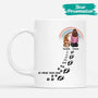 0007A040CFR2 cadeau Personalisable Mug chien femme
