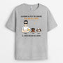 0010A010BFR2 cadeau Personalisable T shirt chiens homme
