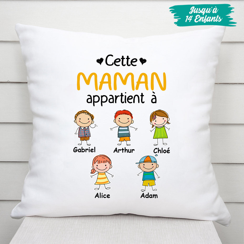 0027P040AFR3 cadeau personnalisable coussin enfants mamie