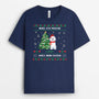 0028A010CFR1 present Personalisable T shirt chien gens Noel