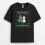0028A010CFR2 present Personnalise T shirt chien gens Noel