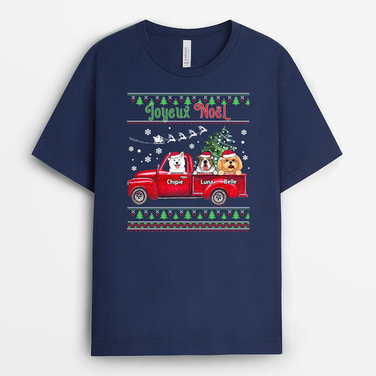 0034A010CFR1 present Personalisable T shirt chiens personne