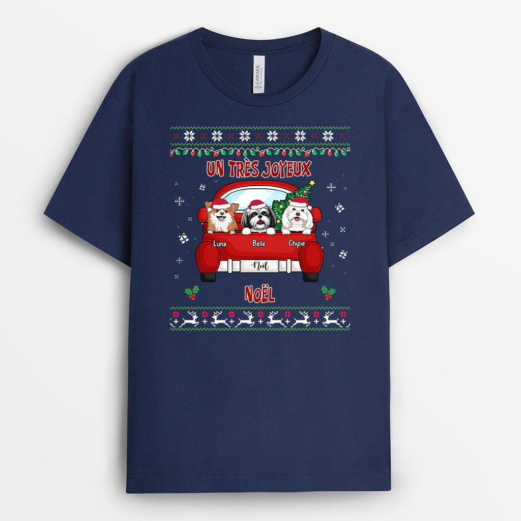 0035A030CFR2 present Personalisable T shirt chiens personne