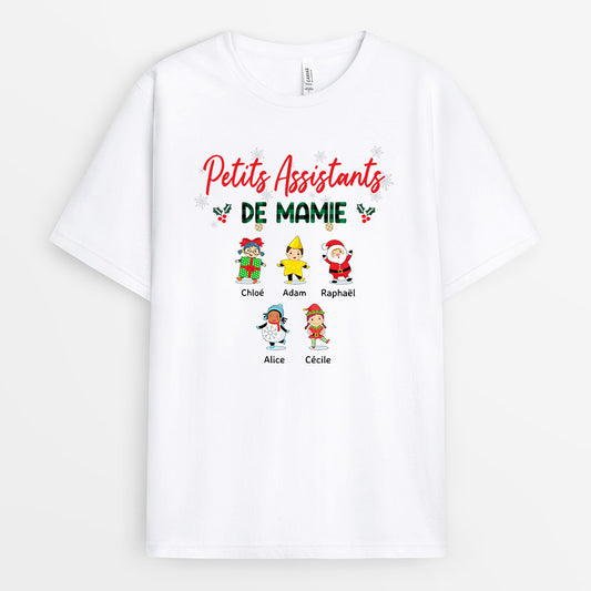 0039A030AFR1 present Personalisable T shirt enfants mamie