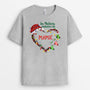 0043A030AFR1 present Personalisable T shirt coeur maman mamie Noel