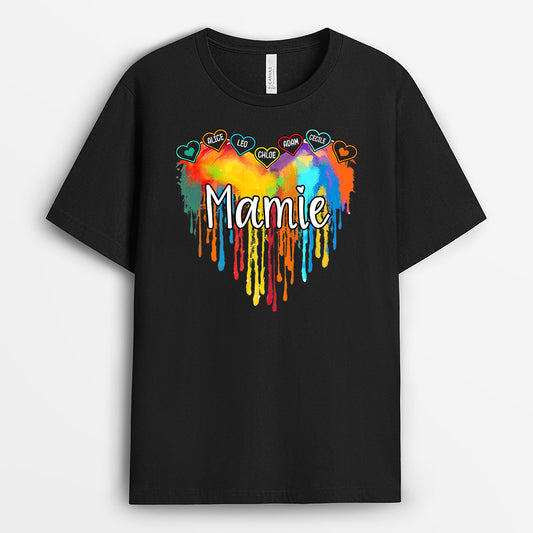 0059A010AFR1 present personnalisable T shirt coeur mamie